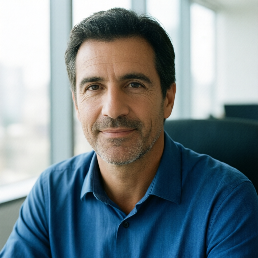 Retrato editorial de Tiago Mendes